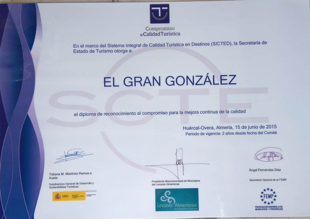 מוחקאר El Gran Gonzalez Viviendas Con Fines Turisticos מראה חיצוני תמונה